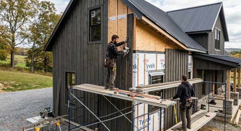 Barn Siding Installation in East Wakefield, NH