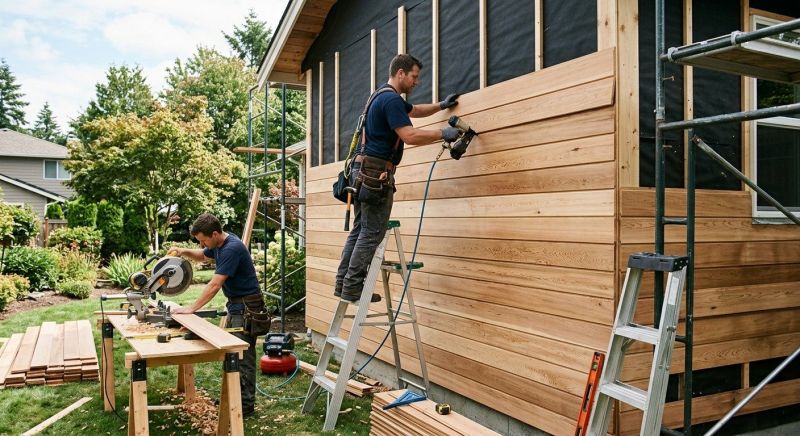 Barn Siding Installation in Moultonborough, NH