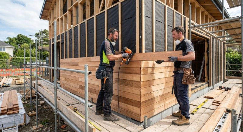 Cedar Cladding Installation in Laconia, NH