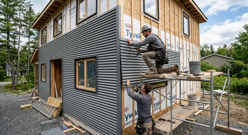 Corrugated Siding Installation in Laconia, NH