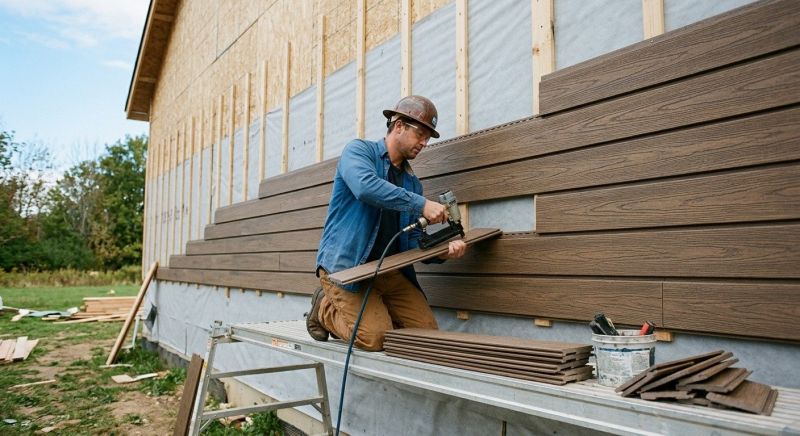 Faux Wood Siding Installation in Canterbury, NH