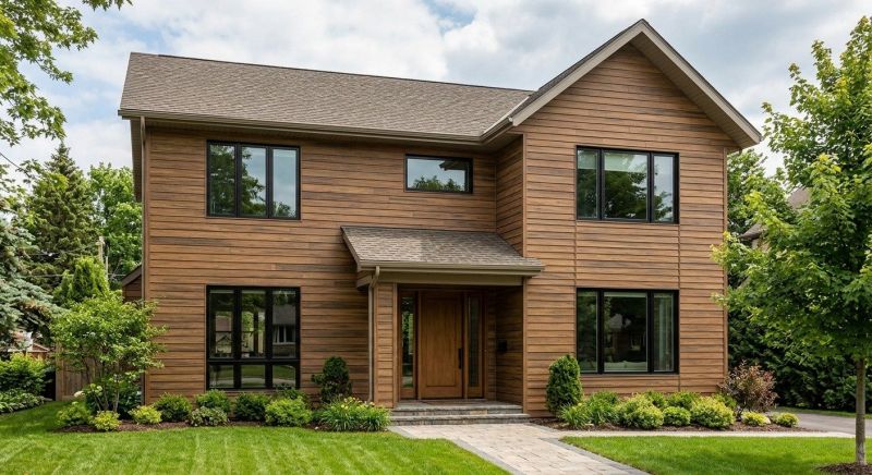 Faux Wood Siding Installation in Carroll County, NH