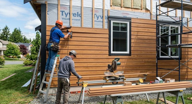 Faux Wood Siding Installation in Center Ossipee, NH