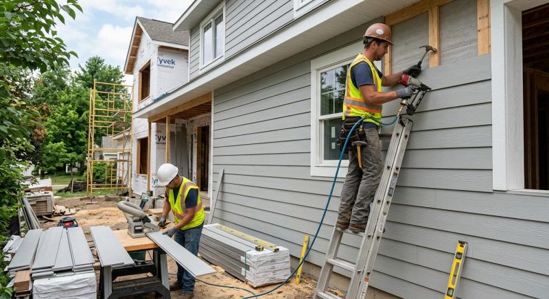 Fiber Siding Installation in Belmont, NH