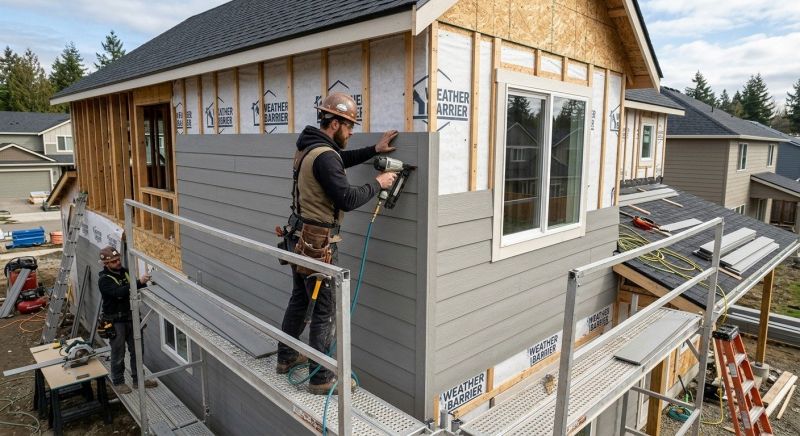 Fiber Siding Installation in Plymouth, NH