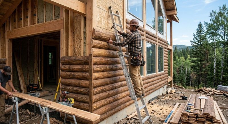 Log Siding Installation in Concord, NH