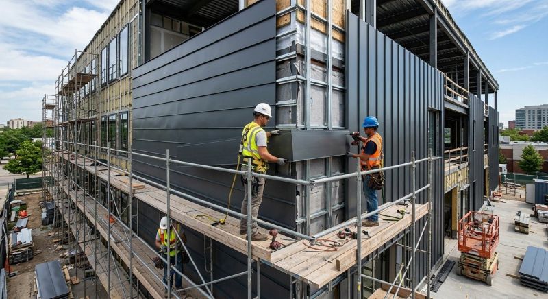 Metal Cladding Installation in Laconia, NH