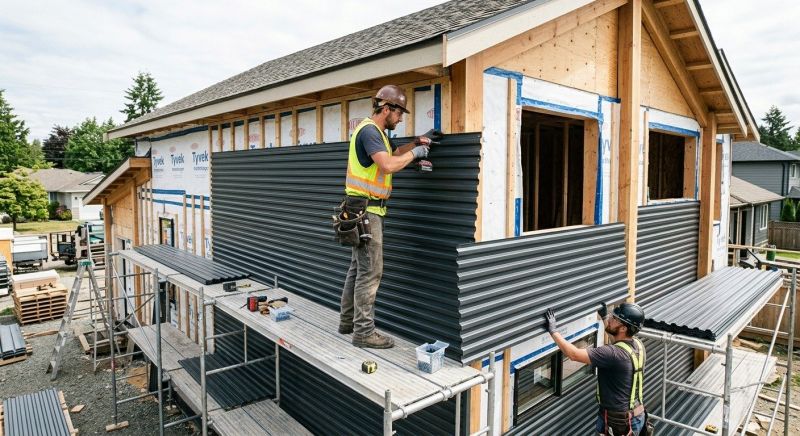 Metal Siding Installation in Plymouth, NH