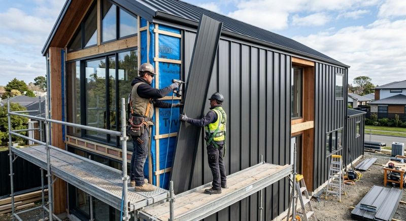 Steel Cladding Installation in Laconia, NH