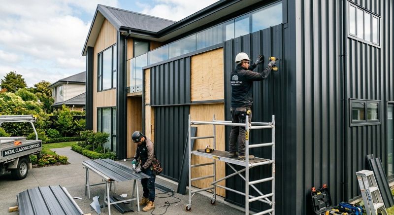 Steel Cladding Installation in Laconia, NH