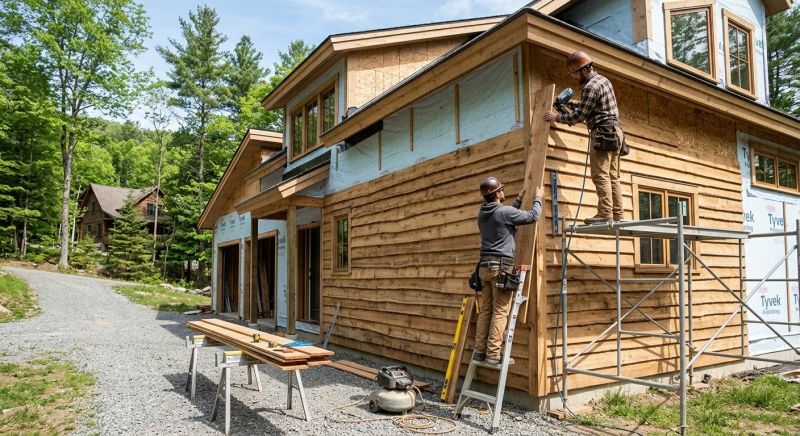 Wood Barn Siding Installation in Laconia, NH