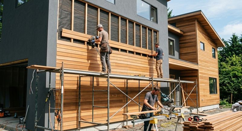 Wood Cladding Installation in Center Ossipee, NH