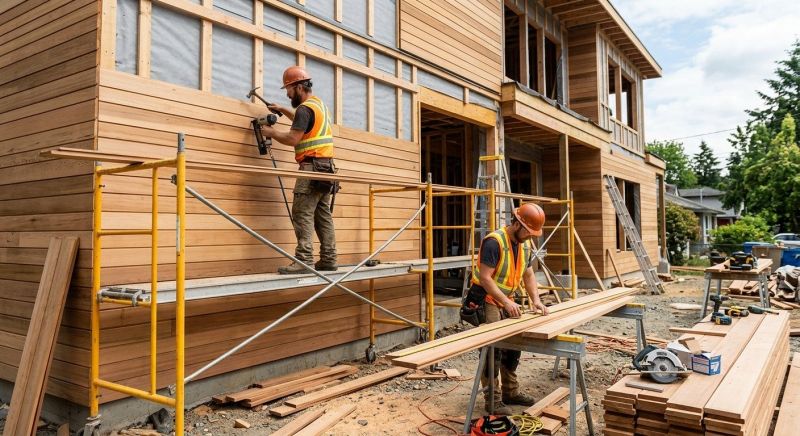 Wood Cladding Installation in Ossipee, NH