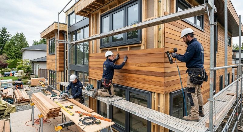 Wood Cladding Installation in Pittsfield, NH