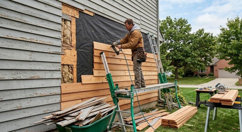 Wood Siding Installation in Belmont, NH